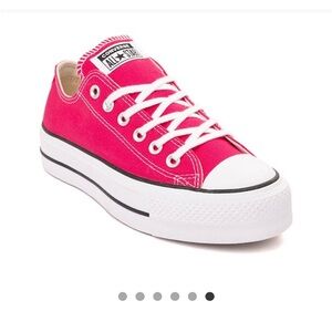 Pink Platform Converse Women's Sneakers